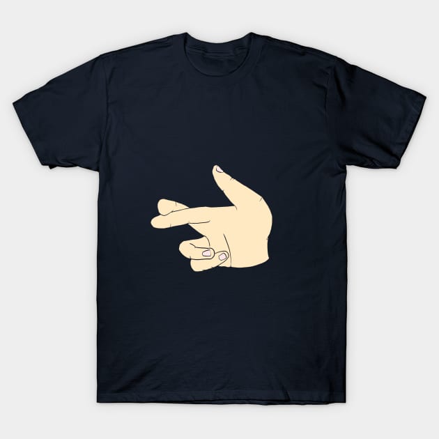 Fingers Crossed T-Shirt by SurrealTees